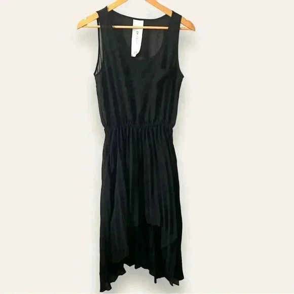 Complot boutique high low black dress L - Picture 2 of 6